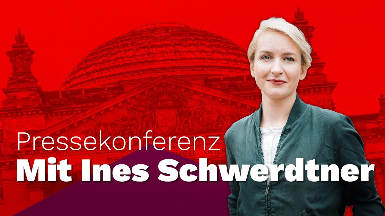 Pressekonferenz mit Ines Schwerdtner