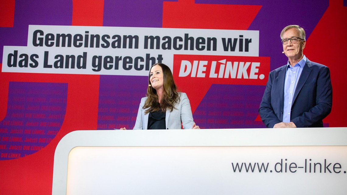 Janine Wissler und Dietmar Bartsch