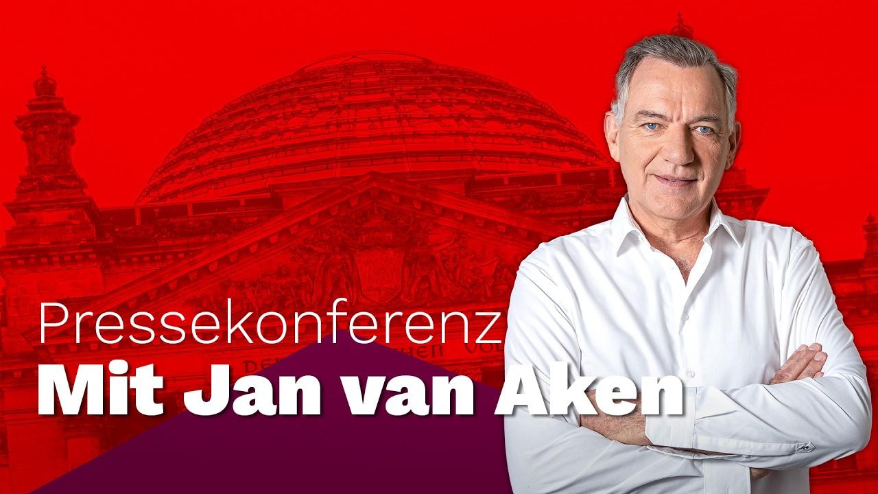 Pressekonferenz mit Jan van Aken