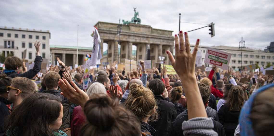 Demo Klimagerechtigkeit Brandenburgertor