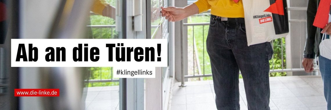 Symbolbild: Ab an die Türen! #klingellinks