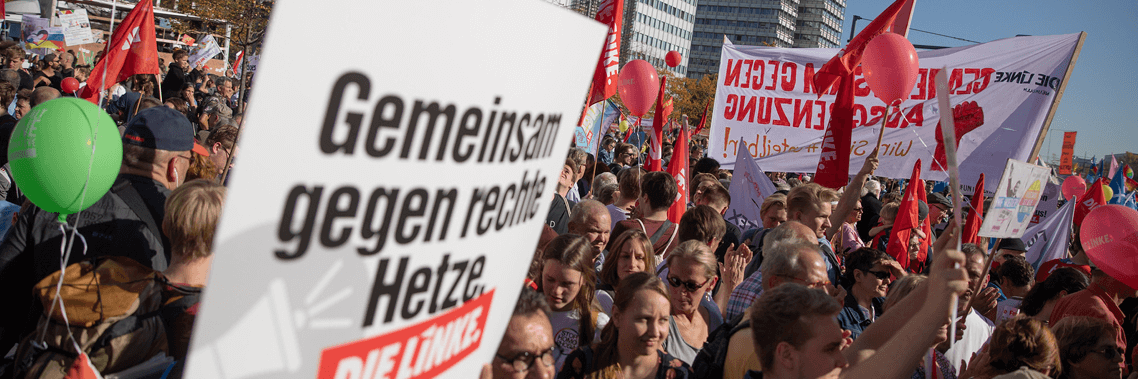 Themenseite Gegen rechte Hetze DIE LINKE.