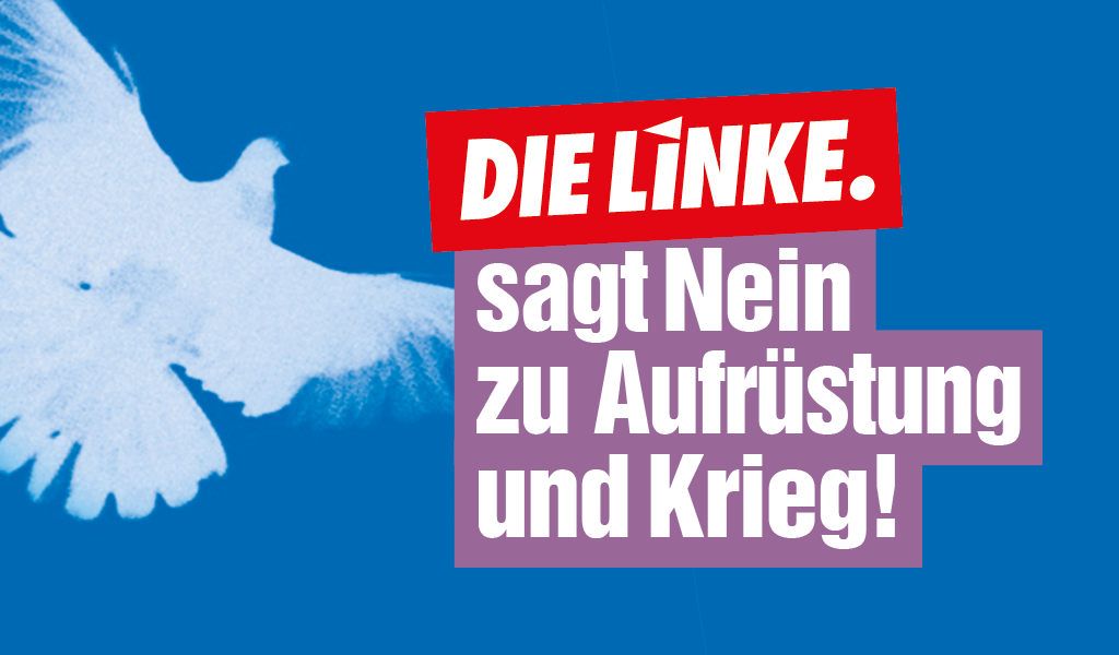 DIE LINKE sagt Nein zu Aufrüstung und Krieg