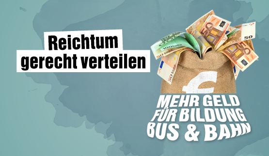 Reichtum gerecht verteilen