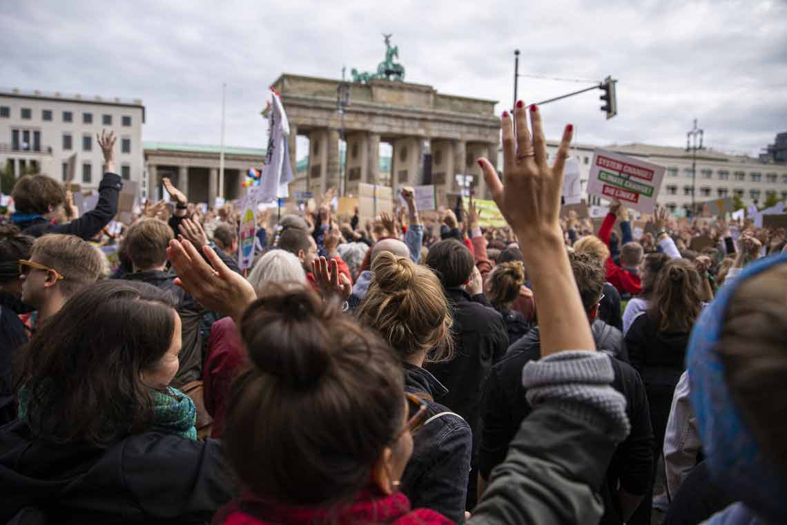 Demo Klimagerechtigkeit Brandenburgertor